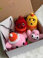 Gehaakte Sleutelhangers Set - Larve, Patrick, Kirby, Ophalen of Verzenden, Nieuw, Knutselwerk