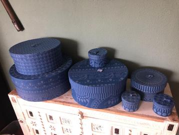 Prachtige set decoratieve opbergdozen – NIEUWSTAAT beschikbaar voor biedingen