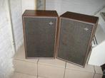 philips hifi vintage luidsprekerset hout, Ophalen, Philips, Gebruikt, 60 tot 120 watt