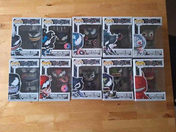 Funko Pops Venom Collectie, Verzamelen, Poppetjes en Figuurtjes, Zo goed als nieuw, Ophalen of Verzenden