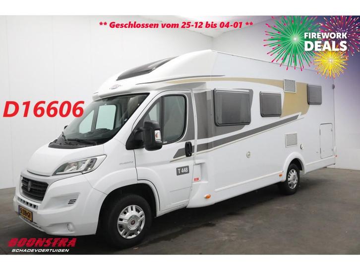 Carado T 448 Capron 2.3 130 PK Automaat Fransbed Schotel Hef, Caravans en Kamperen, Campers, Bedrijf, tot en met 4, Half-integraal