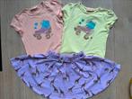 Set rok met 2 shirts Someone mt 122 als nieuw en netjes, Gebruikt, Meisje, Ophalen of Verzenden, Setje