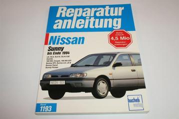 Werkplaatshandboek Nissan Sunny & 100 NX — 1.4/1.6/2.0L beschikbaar voor biedingen