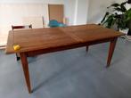 Grote massief houten uitschuifbare tafel, Huis en Inrichting, Tafels | Eettafels, Ophalen, Gebruikt, 100 tot 150 cm, 200 cm of meer