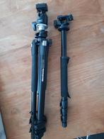 Statief manfrotto 190 XPROB met balhoofd, tas en  monopod, Ophalen, Zo goed als nieuw, Driepoot, Met balhoofd