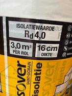 Zolderisolatie / isolatiemateriaal, Doe-het-zelf en Verbouw, Ophalen, 12 cm of meer, Nieuw, 15 m² of meer