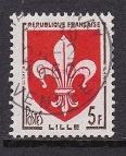 1459 - Frankrijk michel 1223 gestempeld , stadsschild Lille, Postzegels en Munten, Verzenden, Gestempeld