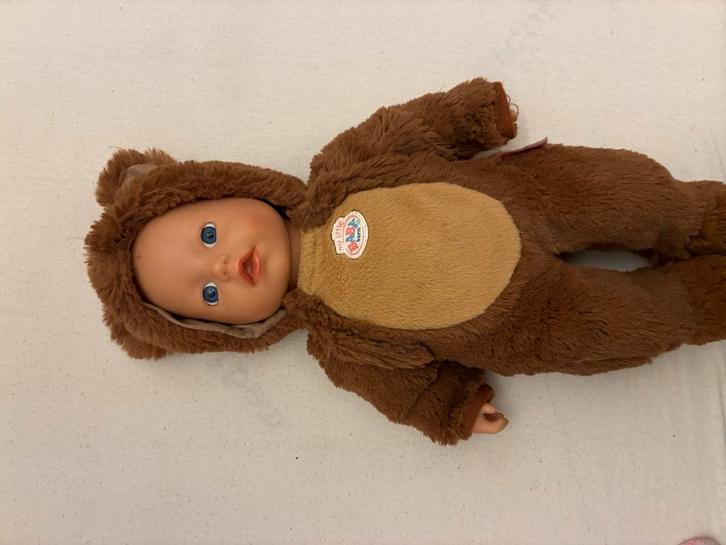 My Little BABY born Beren Onesie - Knuffelzacht!, Kinderen en Baby's, Speelgoed | Poppen, Zo goed als nieuw, Babypop, Ophalen of Verzenden