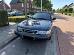 Saab 900 Cabrio 2.5 V6 _ 1994 _ Blauw, Auto's, Beige, Cabriolet, Blauw, Leder