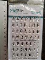 CARLIJN DESIGN STEMPEL ALPHABET LETTERS CIJFERS journaling, Ophalen of Verzenden, Nieuw, Clearstamp