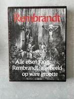 Rembrandt - Alle etsen op ware grootte afgebeeld, Zo goed als nieuw, Ophalen, Schilder- en Tekenkunst
