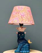 Boho Kattenlamp met Bloemenkap, Ophalen of Verzenden