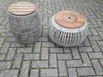 bijzettafeltje decoris en kaemingk voor tuinhuis karpoort, Ophalen, Gebruikt