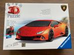 Puzzel 3D lamborghini, Ophalen, Meer dan 50 stukjes, Zo goed als nieuw, 6 jaar of ouder