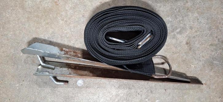 Stormband met haringen, Caravans en Kamperen, Kampeeraccessoires, Gebruikt, Ophalen of Verzenden