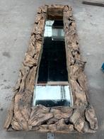 Drijfhout spiegel, Huis en Inrichting, Woonaccessoires | Spiegels, Ophalen, Gebruikt, 200 cm of meer, Rechthoekig
