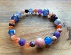 Nieuwe zelfgemaakte armband met natuurstenen kralen, Sieraden, Tassen en Uiterlijk, Armbanden, Ophalen of Verzenden, Nieuw, Overige materialen