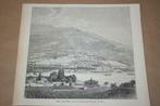 Antieke gravure - Jalta op de Krim - Circa 1875 !!, Ophalen of Verzenden
