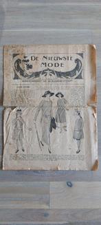 De nieuwste mode 1922, mode tijdschrift haagsche courant, Ophalen of Verzenden, Gelezen, Mode algemeen