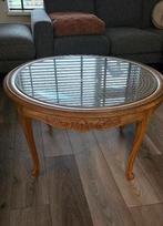 Salontafel rotan webbing, Huis en Inrichting, Tafels | Salontafels, Ophalen, 50 tot 100 cm, Rond, Rotan romantisch