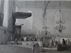 Gravure dorpskerk Sijbekarspel, Medemblik JP Lange 1827, Antiek en Kunst, Kunst | Etsen en Gravures, Verzenden