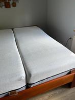 Te koop aangeboden verstelbaar bed met M line matrassen, Ophalen, Eenpersoons, 200 cm, 160 cm