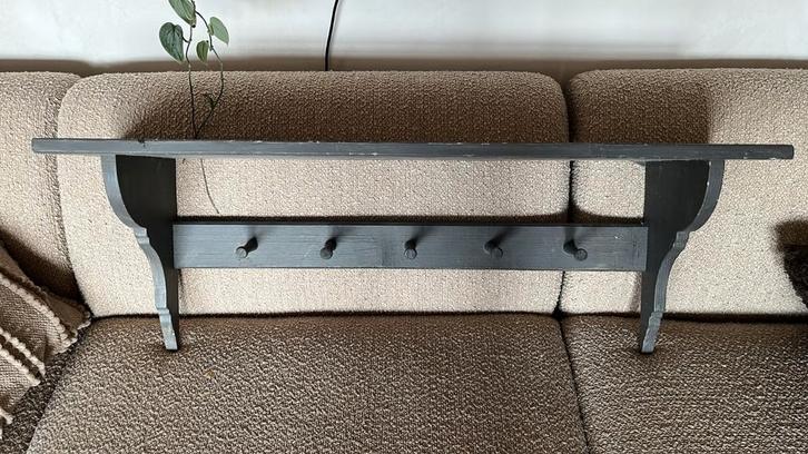 Grote houten kapstok, Huis en Inrichting, Woonaccessoires | Kapstokken, Zo goed als nieuw, Wandkapstok, Minder dan 100 cm, Hout