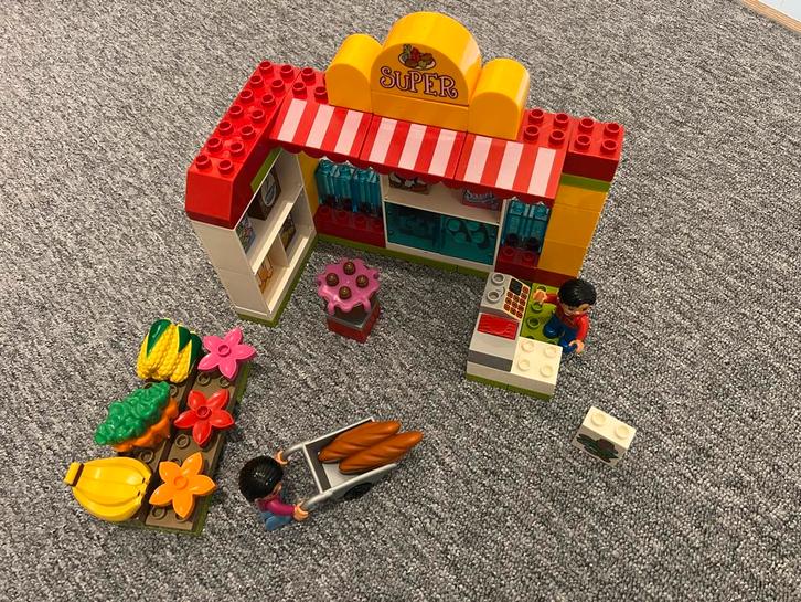 Duplo Supermarkt 5604 - Compleet!, Kinderen en Baby's, Speelgoed | Duplo en Lego, Gebruikt, Duplo, Complete set, Ophalen of Verzenden