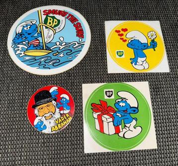 Smurfen Stickers BP - Vintage Collectie beschikbaar voor biedingen