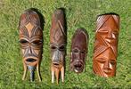 set houtsnij maskers, Ophalen of Verzenden