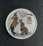 2 oz Zilver LUNAR III RABBIT 2023., Ophalen of Verzenden, Zilver