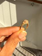 Damesring panter 14 karaat goud panter