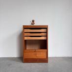 VINTAGE | TAMBOUR | ARCHIEFKAST | DEENS | TEAK, Antiek en Kunst, Ophalen