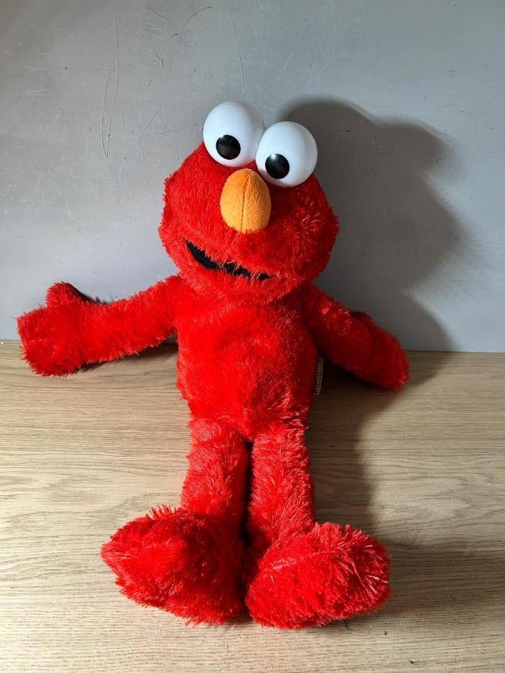 Sesamstraat Elmo Knuffel, Kinderen en Baby's, Speelgoed | Knuffels en Pluche, Zo goed als nieuw, Overige typen, Ophalen of Verzenden