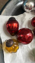 Oude kerstballen glas zwaar heksen bal, Ophalen of Verzenden, Zo goed als nieuw