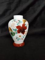 Vaasje handbeschilderd, Overige kleuren, Ophalen of Verzenden, Minder dan 50 cm, Glas