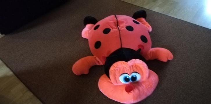 MEGA KNUFFEL, ZITKUSSEN, LIEVEHEERSBEESTJE ALS NIEUW, Kinderen en Baby's, Speelgoed | Knuffels en Pluche, Zo goed als nieuw, Overige typen