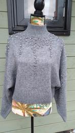 Zara trui grijs met strass M, Maat 38/40 (M), Verzenden, Zara, Nieuw