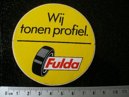 sticker fulda logo wij tonen profiel banden autobanden, Verzamelen, Stickers, Zo goed als nieuw, Merk, Verzenden