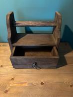 Houten Keukenrolhouder met lade, Ophalen of Verzenden, Zo goed als nieuw