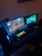 Game pc met 2 schermen, muis, toetsenbord en veel meer, Computers en Software, Gaming, Zo goed als nieuw, Ophalen