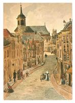 39510 Dordrecht ZH Wijnstraat Mooie oude kaart Onbeschreven
