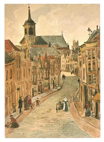 39510 Dordrecht ZH Wijnstraat Mooie oude kaart Onbeschreven  beschikbaar voor biedingen