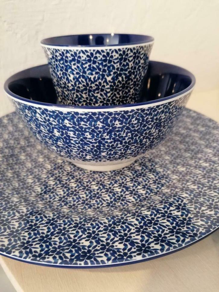 Melamine campingservies beker kom bord Bunzlau Castle, Huis en Inrichting, Keuken | Servies, Nieuw, Bord(en), Overige stijlen
