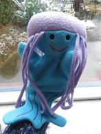 Handpop Kwal octopus blauw fleece +paarse tentakels van Hema, Kinderen en Baby's, Speelgoed | Knuffels en Pluche, Ophalen of Verzenden