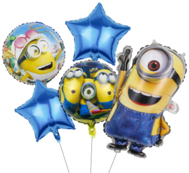 Minion / Minions - Folie Ballonnen Set / Verjaardag Ballon, Hobby en Vrije tijd, Feestartikelen, Nieuw, Versiering, Verjaardag