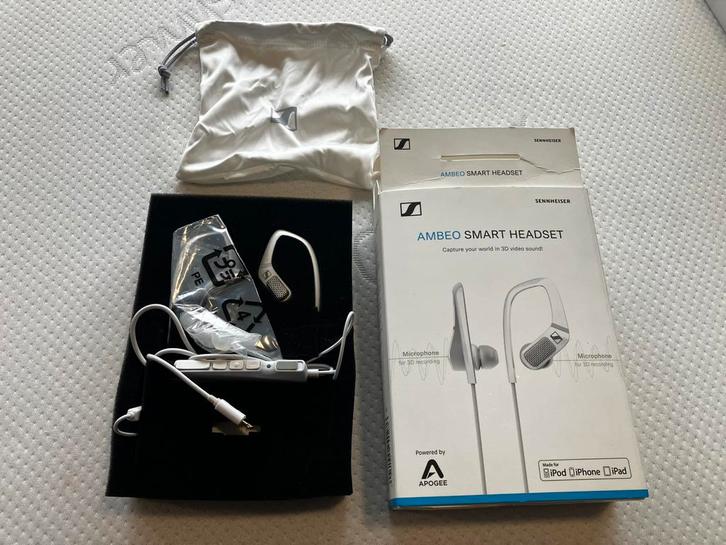 Sennheiser Ambeo headset (Apple lightning), Computers en Software, Headsets, Zo goed als nieuw, Ophalen of Verzenden
