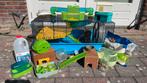 Zeer uitgebreid hamsterhok, hamsterkooi met toebehoren, Kooi, Gebruikt, Hamster, 75 tot 110 cm