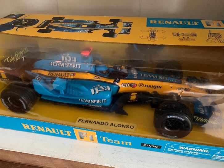 NEWRAY Renault F1 (Fernando Alonso) - Radiografisch met AB, Verzamelen, Automerken, Motoren en Formule 1, Zo goed als nieuw, Formule 1