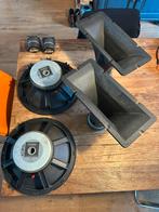 Fostex 2xFT66H, 2xFD-40 met hoorn, 2x 15W300, Overige typen, Zo goed als nieuw, 120 watt of meer, Ophalen